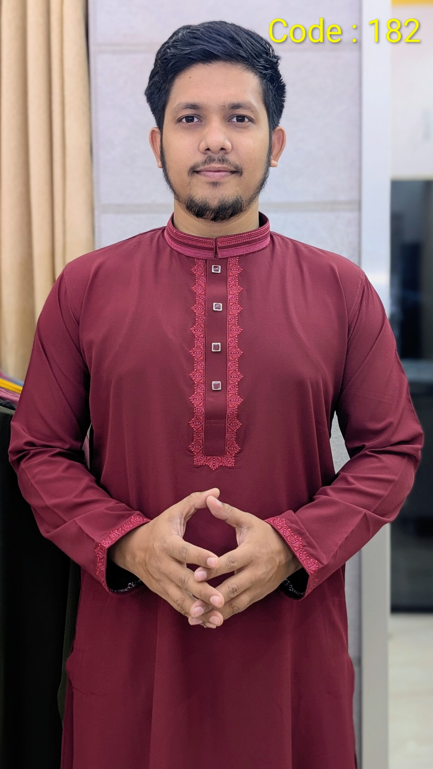 AS- Code :- 182 Premium China ( Maroon )
